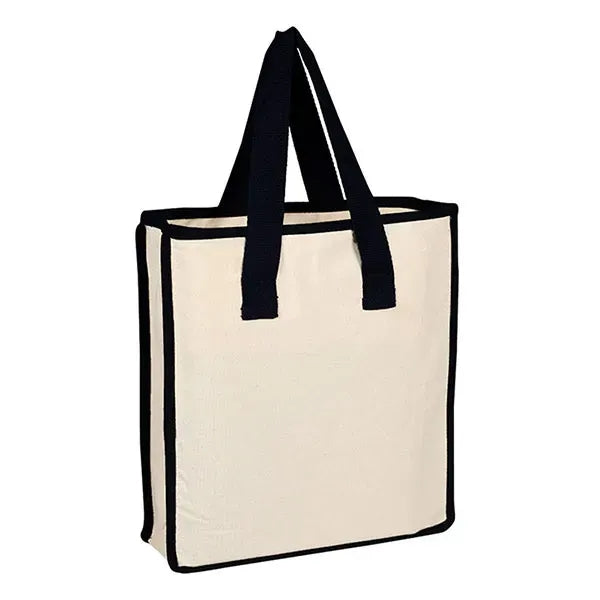 Accent Color Canvas Shopping Bag 12 OZ