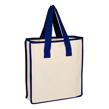 Accent Color Canvas Shopping Bag 12 OZ