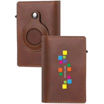 RFID Blocking Card Wallet with Airtag Pocket
