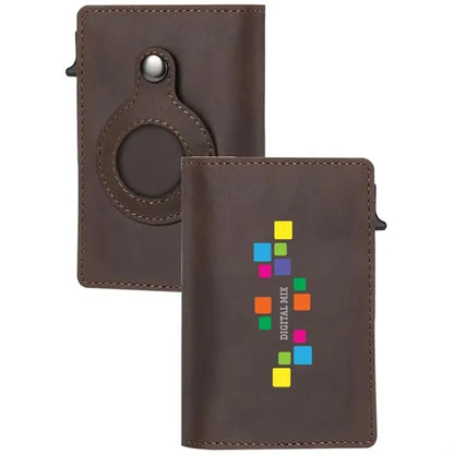RFID Blocking Card Wallet with Airtag Pocket