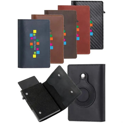 RFID Blocking Card Wallet with Airtag Pocket