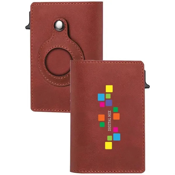 RFID Blocking Card Wallet with Airtag Pocket