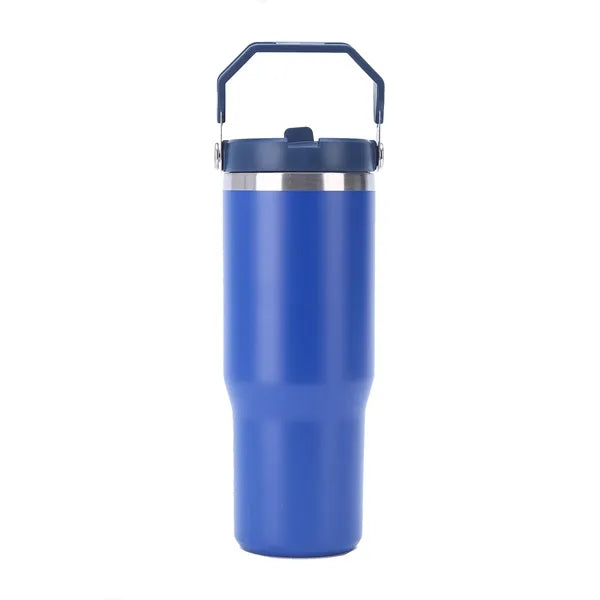 30 Oz Vacuum Car Cup Insulated Travel Tumbler With Handle