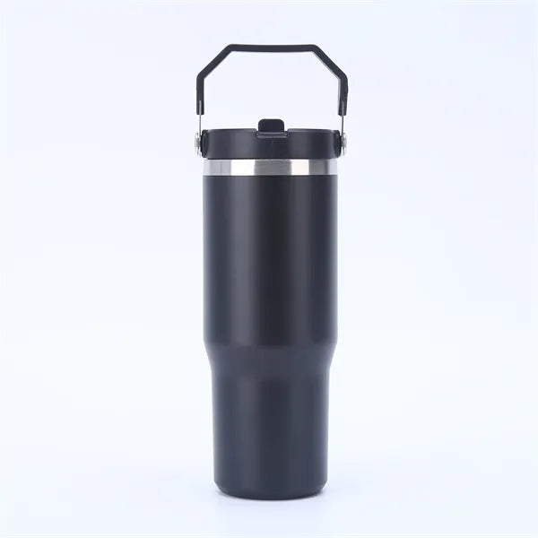 30 Oz Vacuum Car Cup Insulated Travel Tumbler With Handle