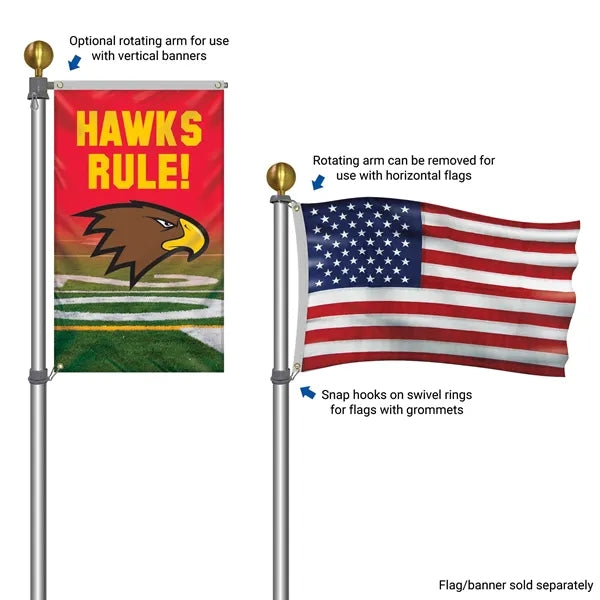Multi-Use Telescoping Flag Pole
