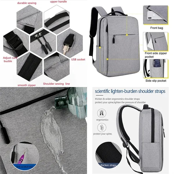 Large Capacity Business Travel Backpack for Laptop College
