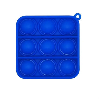 2.5"x2.5" Mini Square Fidget Pop It Keychain