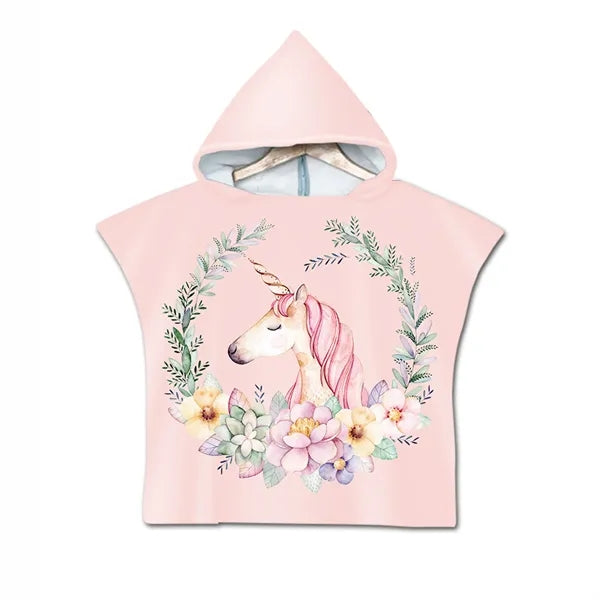 Sublimation Quick Towel Kids Hooded Beach