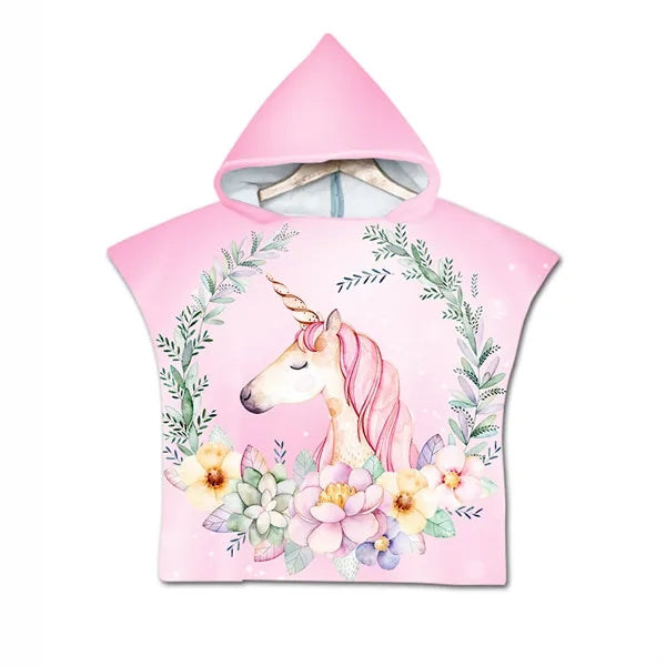 Sublimation Quick Towel Kids Hooded Beach