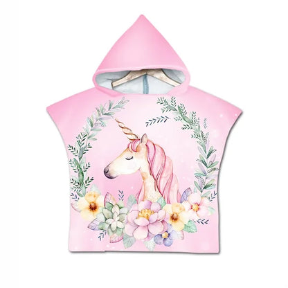 Sublimation Quick Towel Kids Hooded Beach
