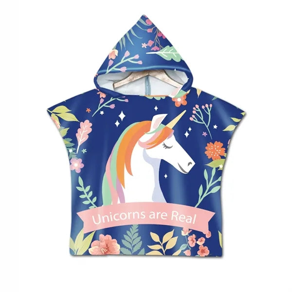 Sublimation Quick Towel Kids Hooded Beach