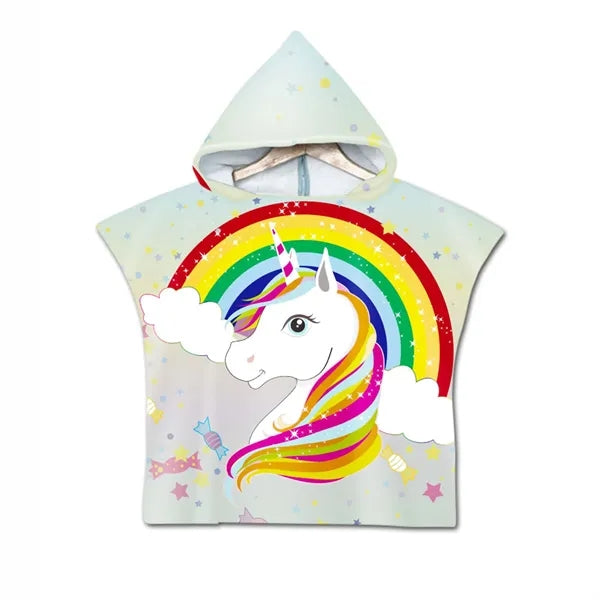 Sublimation Quick Towel Kids Hooded Beach