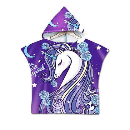 Sublimation Quick Towel Kids Hooded Beach