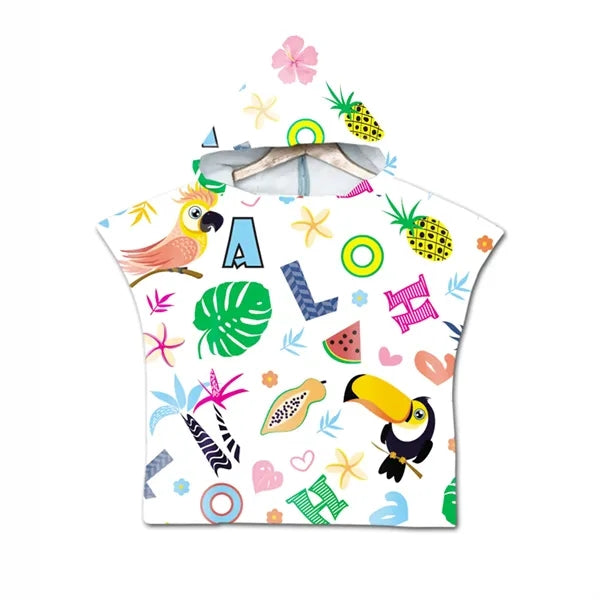 Sublimation Quick Towel Kids Hooded Beach