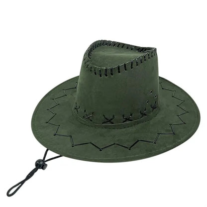 Wide Brim Suede Cowboy Hats