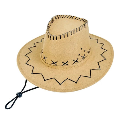 Wide Brim Suede Cowboy Hats