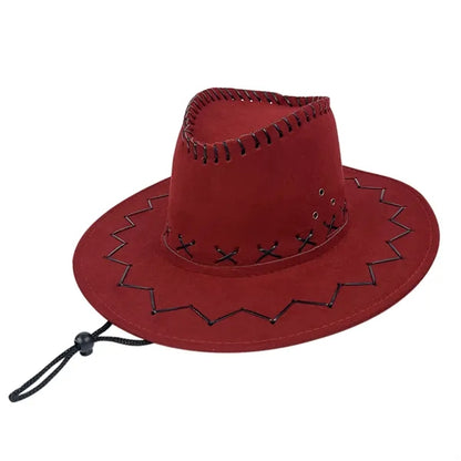 Wide Brim Suede Cowboy Hats