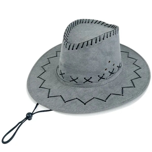 Wide Brim Suede Cowboy Hats