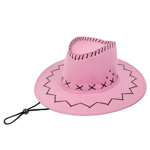 Wide Brim Suede Cowboy Hats