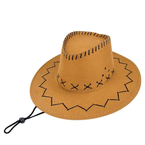 Wide Brim Suede Cowboy Hats