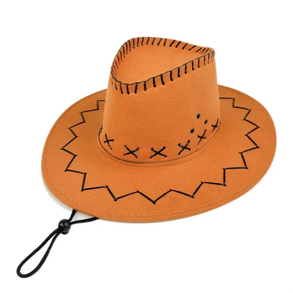 Wide Brim Suede Cowboy Hats