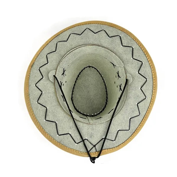 Wide Brim Suede Cowboy Hats