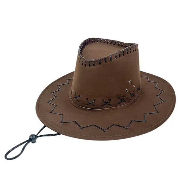 Wide Brim Suede Cowboy Hats