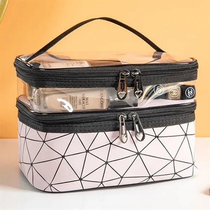 Double layer Travel Cosmetic Case