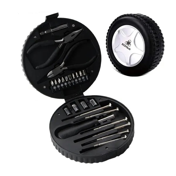 24 Piece Tire Shape Automotive Tools Set