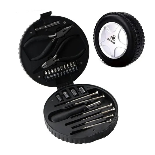 24 Piece Tire Shape Automotive Tools Set