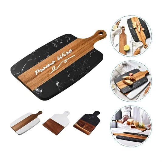 Wooden Marble Cheese Cutting Board Kitchen