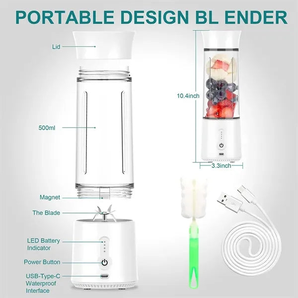 Portable Rechargeable Juicer Blender