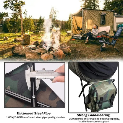Portable Folding Stool Backpack