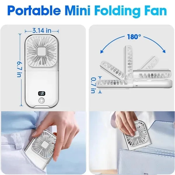 5-in-1 Portable Handheld Fan