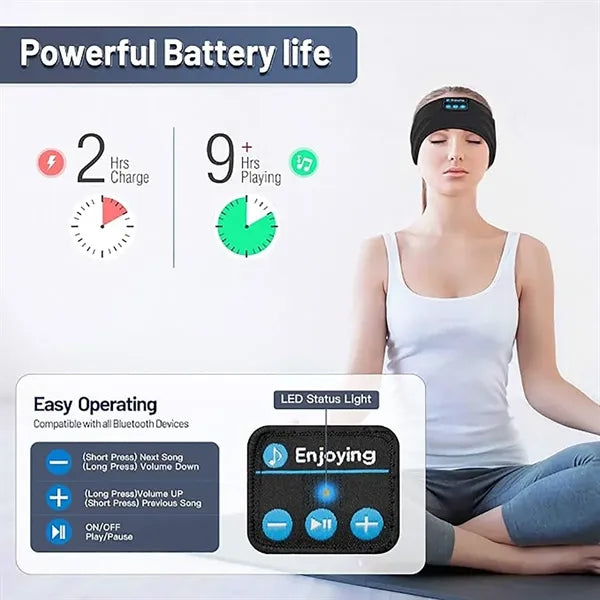 Sleeping Headphones Bluetooth Headband