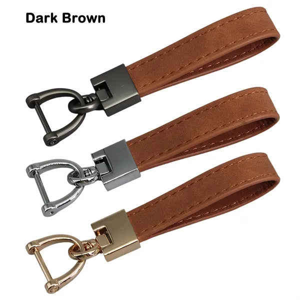 Suede Leather Keychain