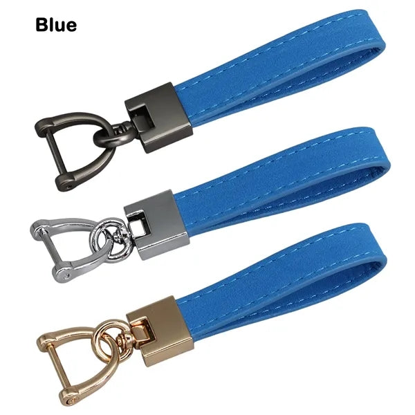 Suede Leather Keychain