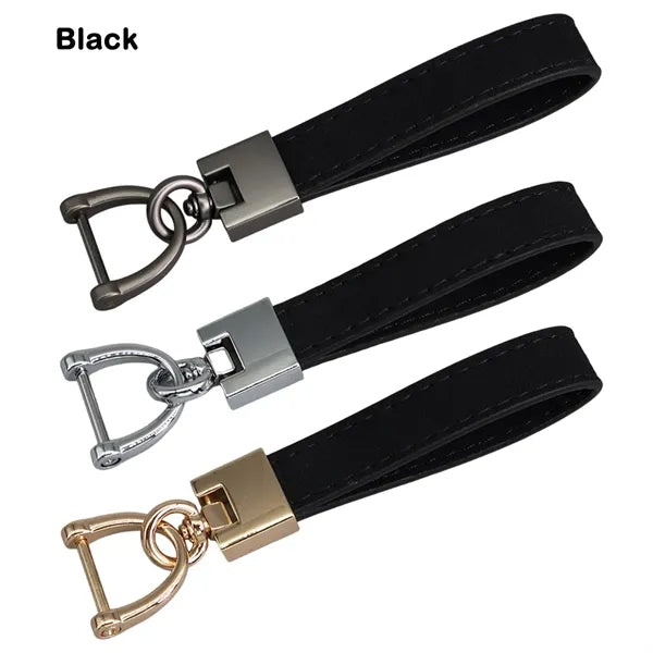 Suede Leather Keychain