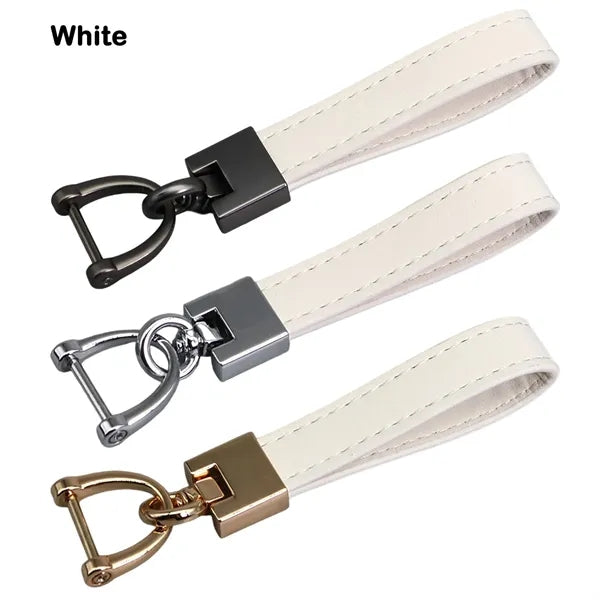 Suede Leather Keychain