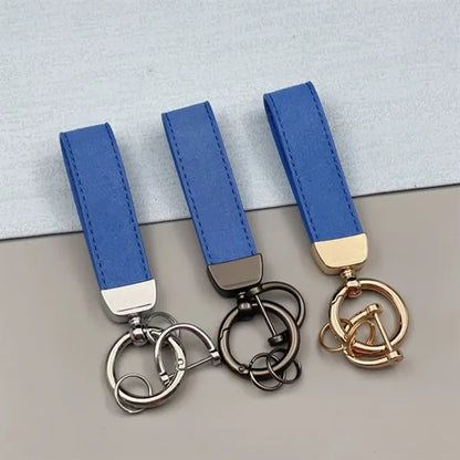 Premium Suede Leather Keychain