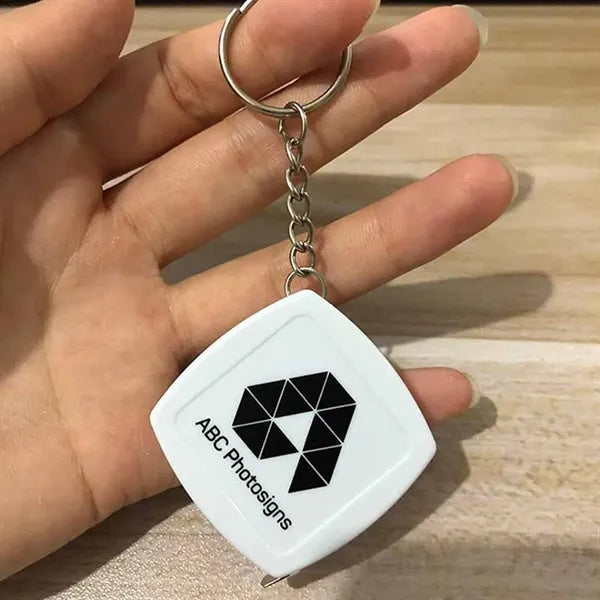 Square Keychain Tape Measure