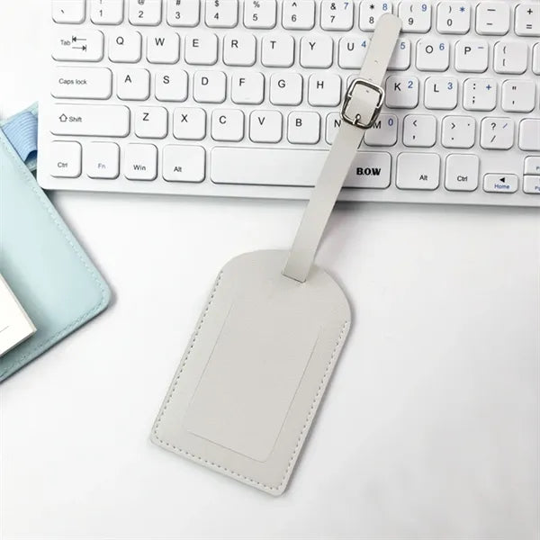 Multicolor PU Leather Luggage Tag
