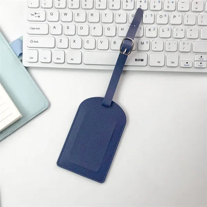 Multicolor PU Leather Luggage Tag