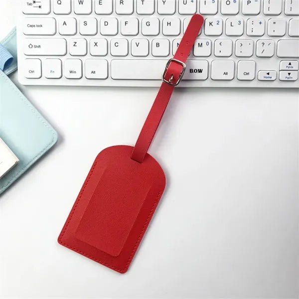 Multicolor PU Leather Luggage Tag