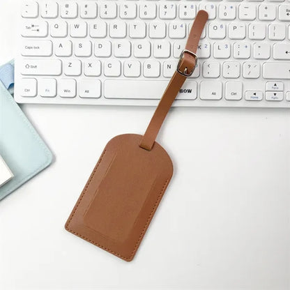 Multicolor PU Leather Luggage Tag