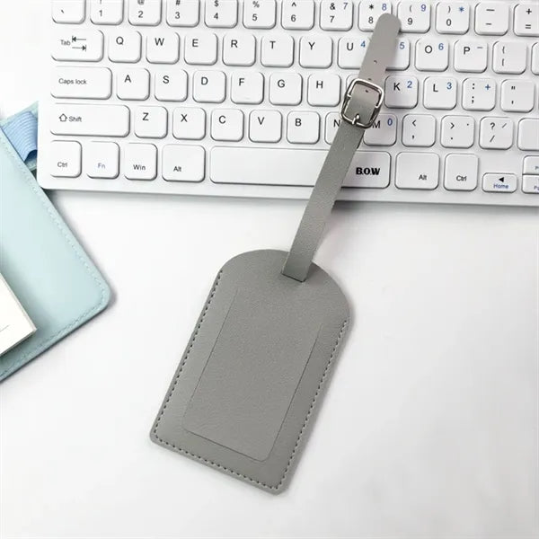 Multicolor PU Leather Luggage Tag