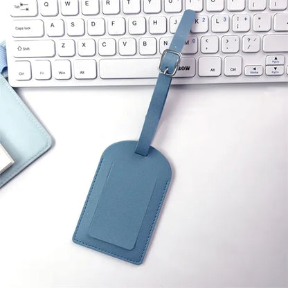 Multicolor PU Leather Luggage Tag