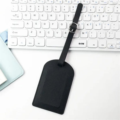 Multicolor PU Leather Luggage Tag