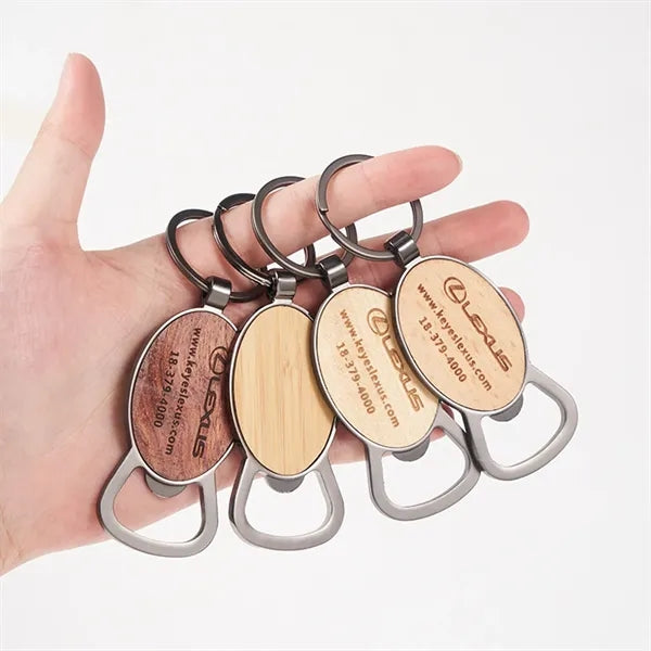 Customizable Bottle Opener Keychain