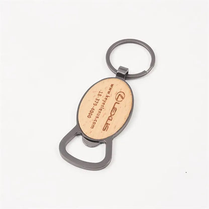 Customizable Bottle Opener Keychain
